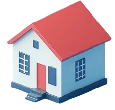 House with solar panels